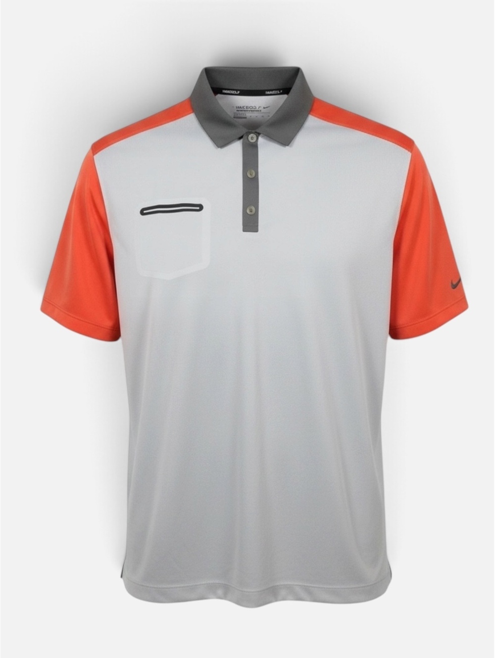 Nike Golf Dri-FIT Tour Performance Polo Shirt, White with Or